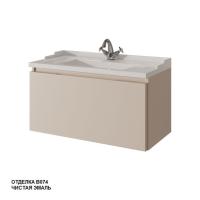 Тумба под раковину Caprigo Ponza-A 80 790х469 мм гладкий фасад 13512 F B074 кофе латте