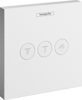 Запорный вентиль Hansgrohe ShowerSelect (внешняя часть для 3 потребителей) 15764700 матовый белый