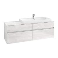 Тумба под раковину Villeroy & Boch Collaro 1600х500 мм C03000E8 белое дерево