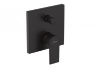 Смеситель для ванны Hansgrohe Vernis Shape (внешняя часть) 71469670 матовый чёрный