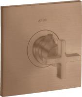 Термостат Axor Citterio HighFlow (внешняя часть) 39716310 шлифованное красное золото