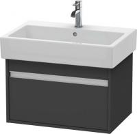 Тумба под раковину Duravit Ketho 650х440 мм KT668404949 графит матовый