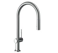 Смеситель для кухни Hansgrohe Talis M54 ComfortZone 210 выдвижной излив 72800000 хром