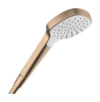 Ручной душ Hansgrohe Croma Select E 1jet 26814140 белый/матовая бронза