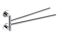 Полотенцедержатель двойной поворотный Bemeta Omega 104204102 хром