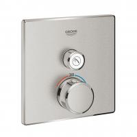 Термостат Grohe Grohtherm SmartControl (внешняя часть для 1 потребителя) 29 123 DC0 суперсталь