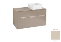 Тумба под раковину Villeroy & Boch Collaro 1000х500 мм с подсветкой C040L0VK мягкий серый
