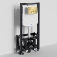 Инсталляция для унитаза WasserKraft Dill 61TLT.010.ME.MG02 матовое золото