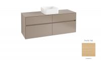 Тумба под раковину Villeroy & Boch Collaro 1400х500 мм C04500VJ северный дуб