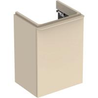 Тумба под раковину Geberit Smyle Square 442х356х617 мм петли слева 500.351.JL.1 песчаный глянец