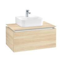 Тумба под раковину Villeroy & Boch Legato 800х500 мм с подсветкой B733L0PN вяз импрессо