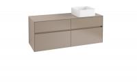 Тумба под раковину Villeroy & Boch Collaro 1400х500 мм C04700VG трюфель серый