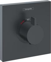 Термостат Hansgrohe ShowerSelect Highflow (внешняя часть) 15760670 матовый чёрный