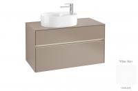 Тумба под раковину Villeroy & Boch Collaro 1000х500 мм с подсветкой C055L0MS белый матовый