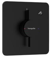 Смеситель Hansgrohe DuoTurn Q (внешняя часть для 1 потребителя) 75614670 матовый чёрный