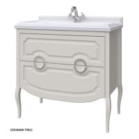 Тумба под раковину Caprigo Firenze 90 (2 ящика) 898х503 мм 34118 UV TP812 керамик