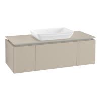 Тумба под раковину Villeroy & Boch Legato 1200х500 мм с подсветкой B706L0VK мягкий серый