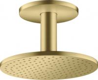 Верхний душ Axor ShowerSolutions 250 1jet с потолочным подсоединением 35286950 шлифованная медь