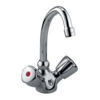 Смеситель для раковины Kludi Standart 140 поворотный излив 210580515