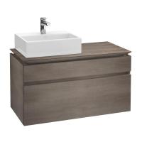 Тумба под раковину Villeroy & Boch Legato 1000х500 мм B60600FQ дуб графитовый