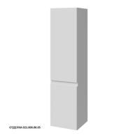 Пенал Caprigo Forte 1400х350х334 мм правый (эмаль) 36150R EML 021 белый