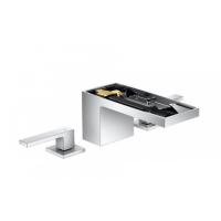 Смеситель для раковины Axor MyEdition 3 отверстия, донный клапан, без панели 47052000 хром