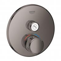 Термостат Grohe Grohtherm SmartControl (внешняя часть для 1 потребителя) 29 118 A00 тёмный графит