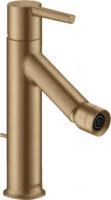 Смеситель для биде Axor Starck 10214140 шлифованная бронза
