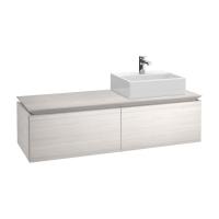 Тумба под раковину Villeroy & Boch Legato 1600х500 мм B67400E8 белое дерево