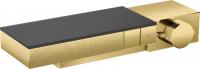 Термостат Axor Edge Select (для 2 потребителей) с алмазной огранкой 46241990 полированное золото