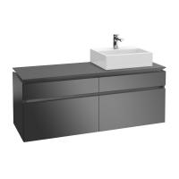 Тумба под раковину Villeroy & Boch Legato 1600х500 мм B67500FP серый глянцевый