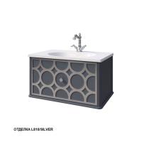 Тумба под раковину Caprigo Caprice 70 702х448 мм (1 ящик) 25011 L810/silver графит/серебро
