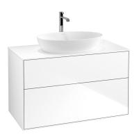 Тумба под раковину Villeroy & Boch Finion 1000х501 мм F76100GF белый глянцевый