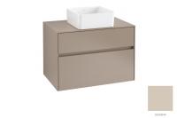 Тумба под раковину Villeroy & Boch Collaro 800х500 мм C03700VK мягкий серый
