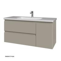 Тумба под раковину Caprigo Forte 120 1164х446 мм (2 ящика, 1 дверь справа) 36117R TP814 пикрит