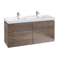 Тумба под раковину Villeroy & Boch Subway 2.0 1287х449 мм A91710E1 дуб сантана