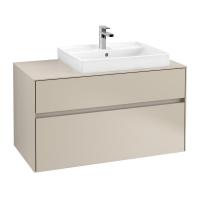 Тумба под раковину Villeroy & Boch Collaro 1000х500 мм C01800VK мягкий серый