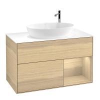 Тумба под раковину Villeroy & Boch Finion 1000х501 мм F901PCPC дуб/дуб