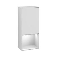Пенал Villeroy & Boch Finion 418х270х936 мм петли справа F550GFGF белый глянцевый/белый глянцевый