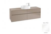 Тумба под раковину Villeroy & Boch Collaro 1600х500 мм C06500DH белый глянцевый