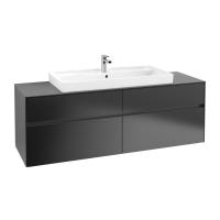 Тумба под раковину Villeroy & Boch Collaro 1600х500 мм C03100PD чёрный матовый