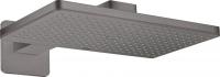 Верхний душ Axor ShowerSolutions 460 1jet с держателем softcube 35274340 шлифованный чёрный хром