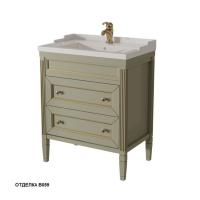 Тумба под раковину Caprigo Albion 70 686х450 мм (2 ящика) 10317 B059 фисташково-зелёный