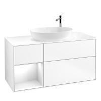 Тумба под раковину Villeroy & Boch Finion 1200х501 мм F941MTMT белый матовый/белый матовый