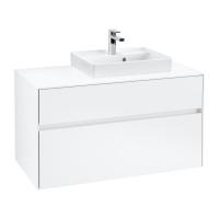 Тумба под раковину Villeroy & Boch Collaro 1000х500 мм C01500MS белый матовый