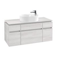 Тумба под раковину Villeroy & Boch Legato 1200х500 мм с подсветкой B774L0E8 белое дерево