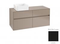 Тумба под раковину Villeroy & Boch Collaro 1200х500 мм C04200PD чёрный матовый