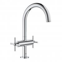 Смеситель для раковины Grohe Atrio L-Size высокий поворотный излив, донный клапан 21 019 003