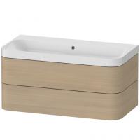 Раковина с тумбой Duravit Happy D.2 Plus 975х490 мм HP4348N7171 средиземноморский дуб