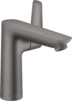Смеситель для раковины Hansgrohe Talis E 150 ComfortZone донный клапан 71754340 хром чёрный шлифованный